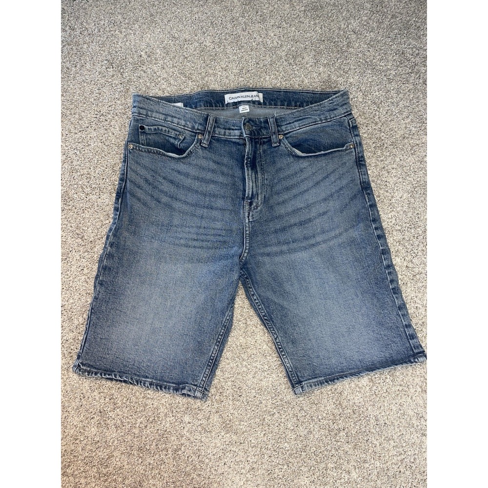 Calvin‎ Klein Jeans Straight Jean Shorts W32 Stretch